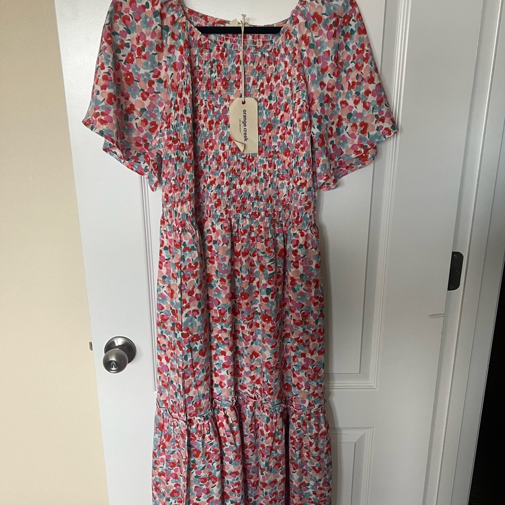 Pinkblush Orange Creek Midi Dress